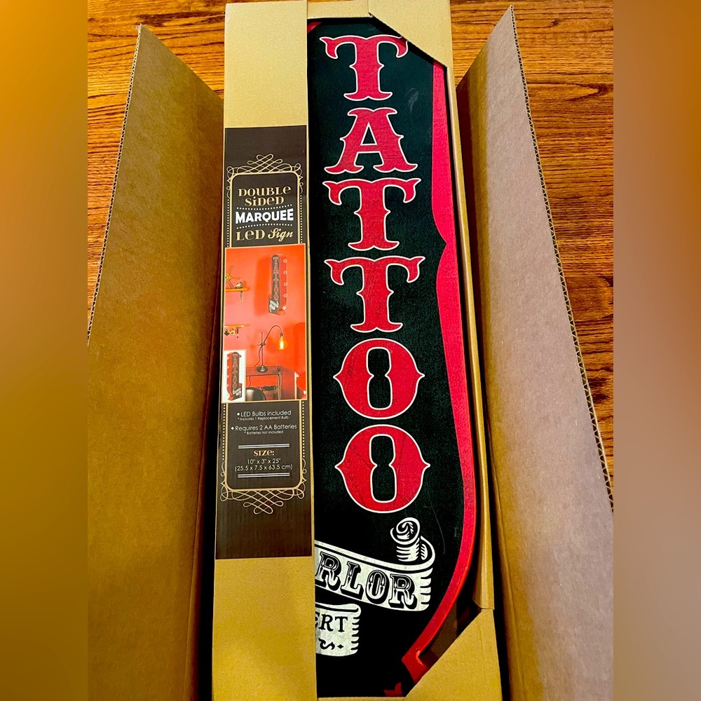 Wall Decor “Tattoo” Vintage Sign